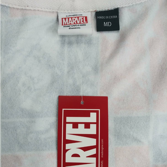 Marvel Punisher Mix Logo \ Full Zip Hoodie Men's size Medium / NEW With Tags - Picture 7 of 9